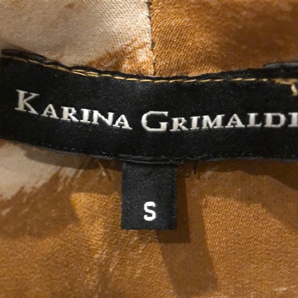 Karina Grimaldi abstract zebra print cami - Picture 3 of 3